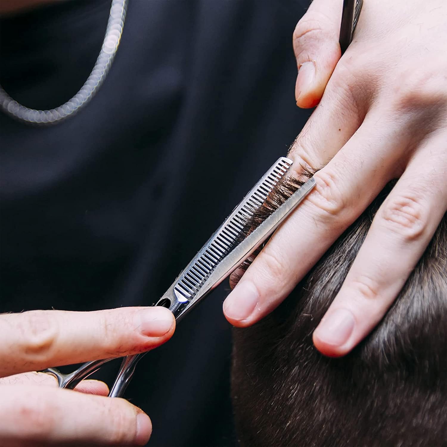 Candure - Ciseaux Désépaississant 6.5'' - Acier inox, pro coiffure