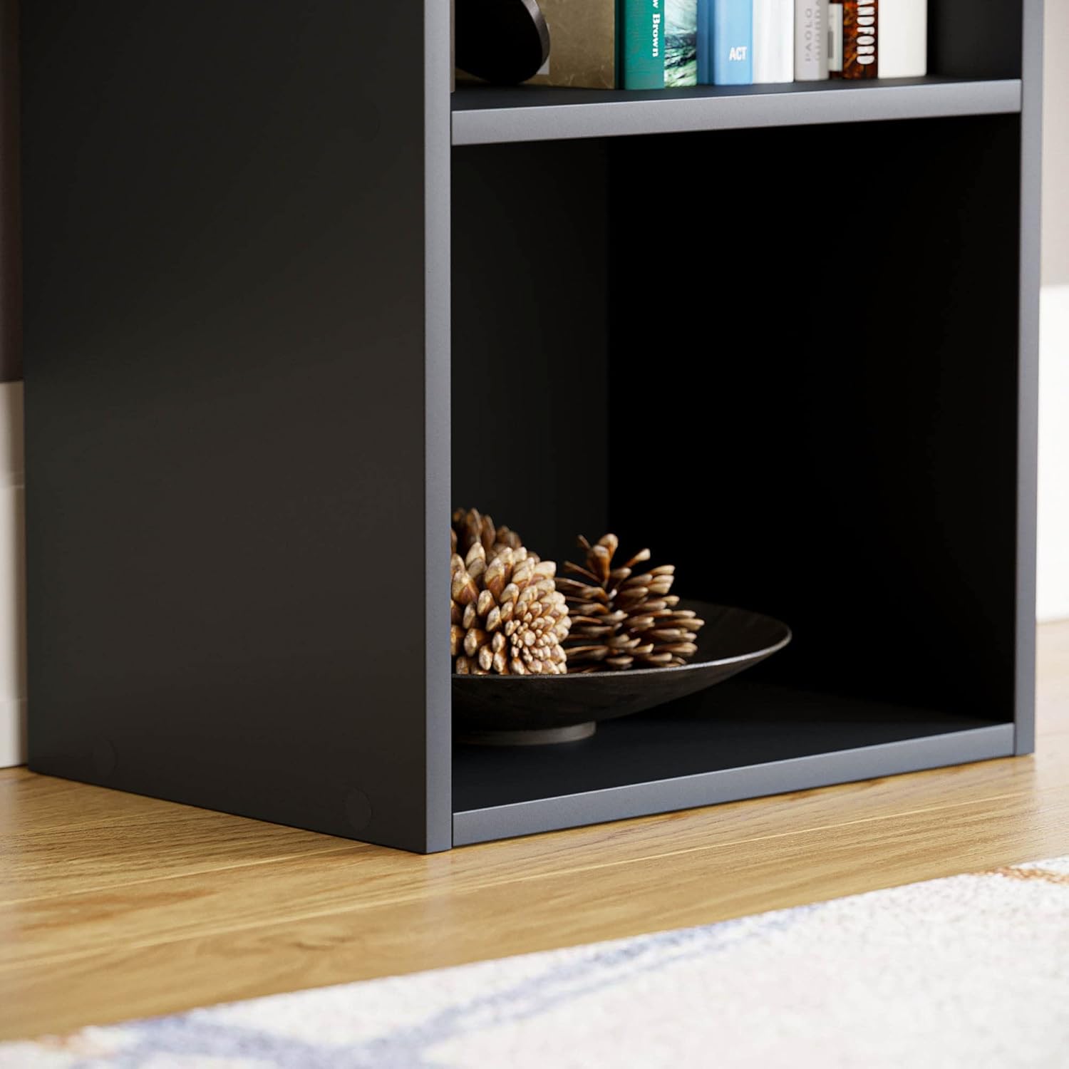 Vida Designs - Oxford 2 étages - 54x32x24 cm - étagère bois noir