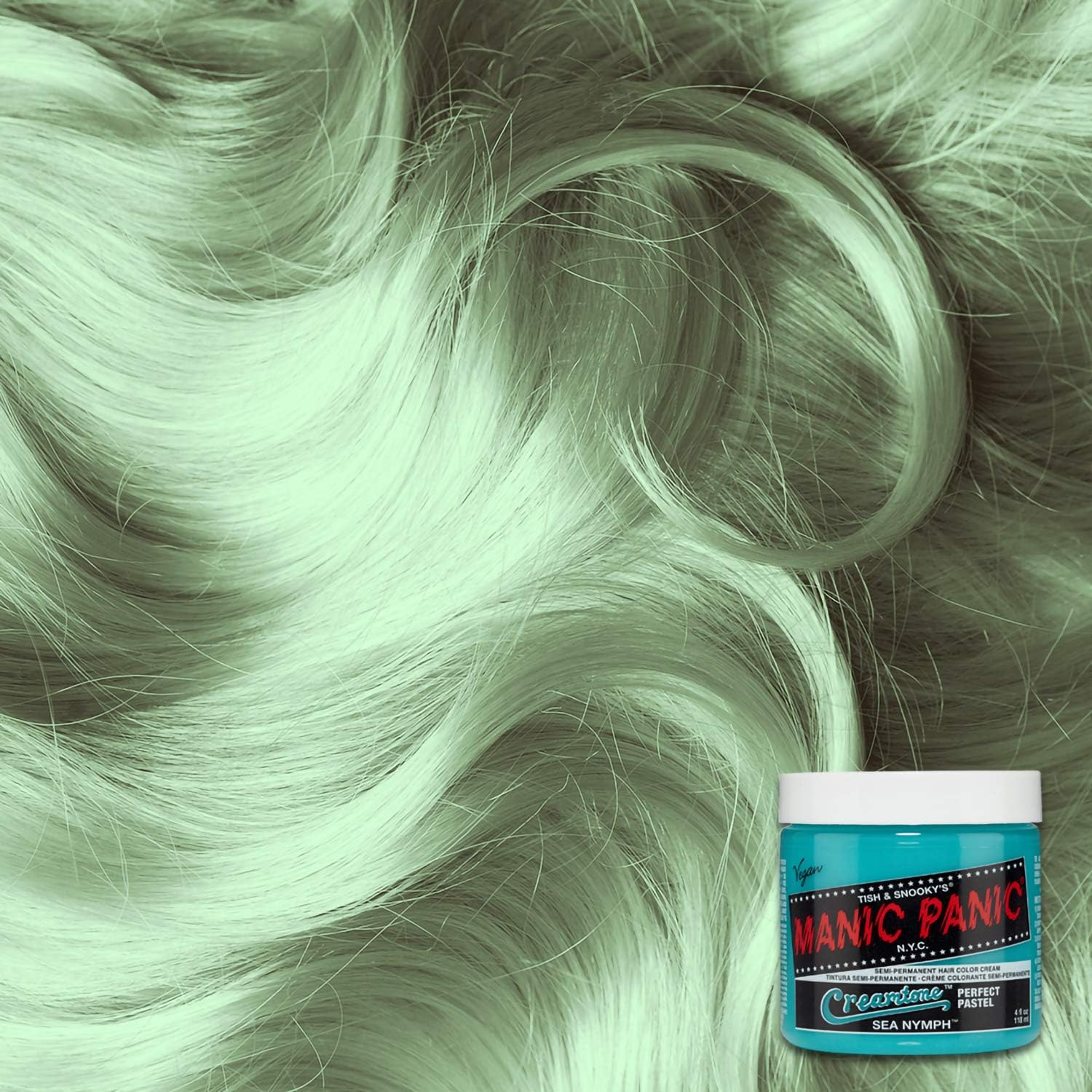 Manic Panic - Sea Nymph Classic Creme - 118ml - Pastel vert vegan semi-permanent