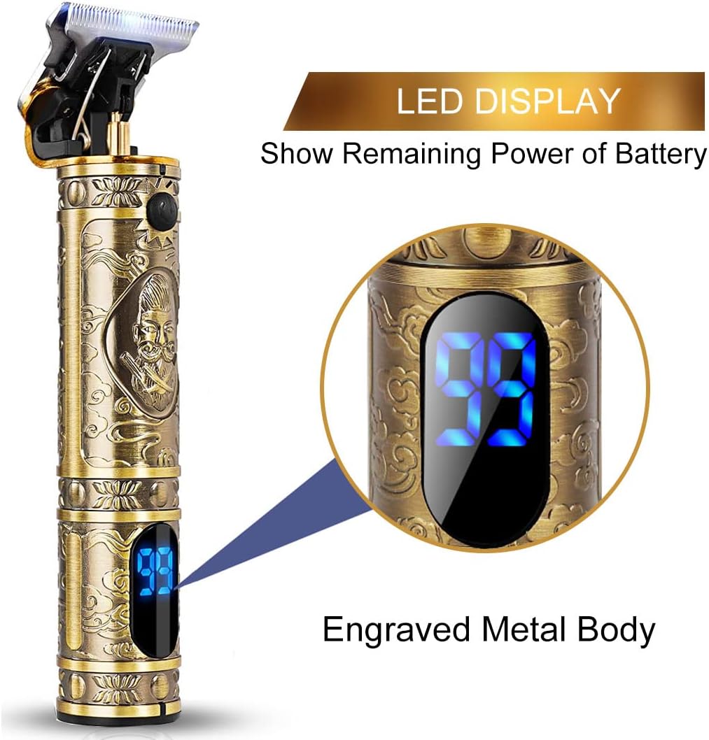 Tondeuse barbe homme - rasoir LED rechargeable - coupe précision - Brostyle