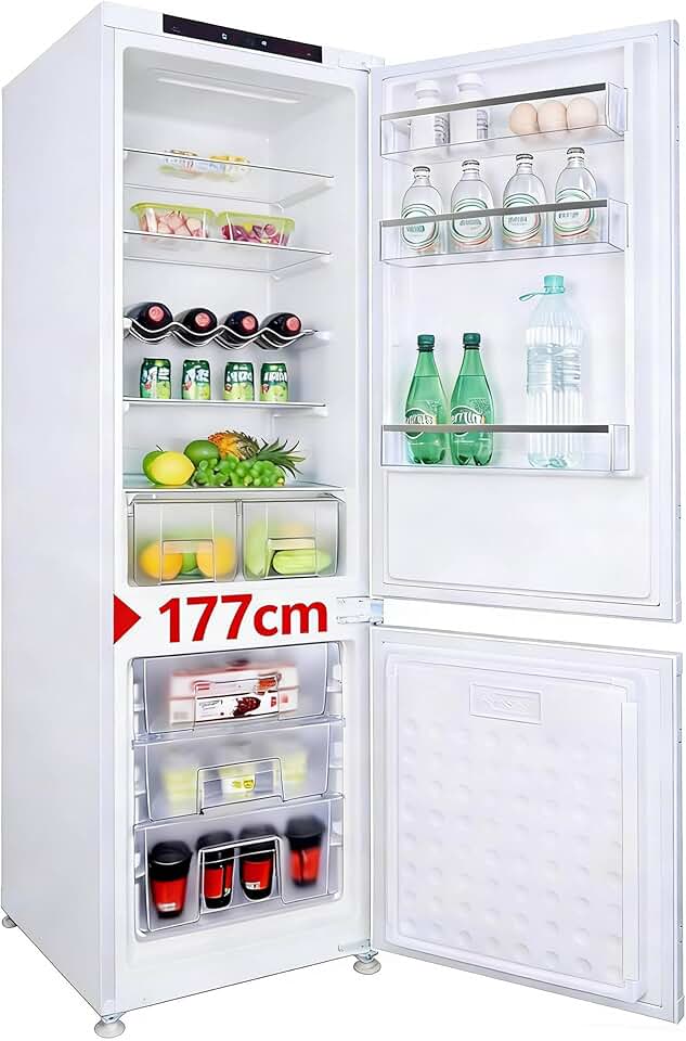 Réfrigérateur-congélateur encastrable - 177 cm - No Frost Plus, 248L, portes réversibles