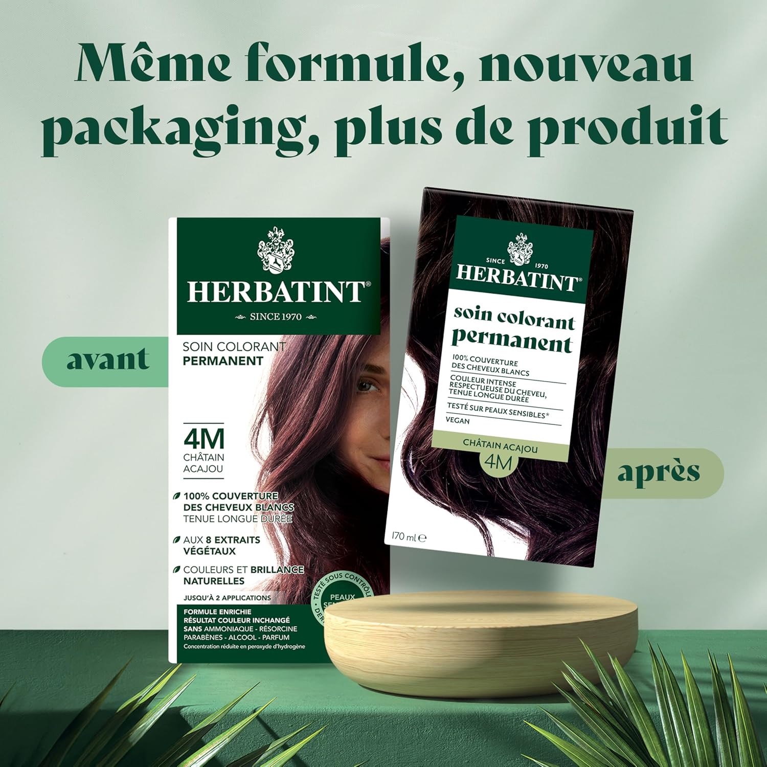Herbatint - Soin Colorant Permanent - 170ml - Sans ammoniaque, 100% blanc, testé peaux sensibles