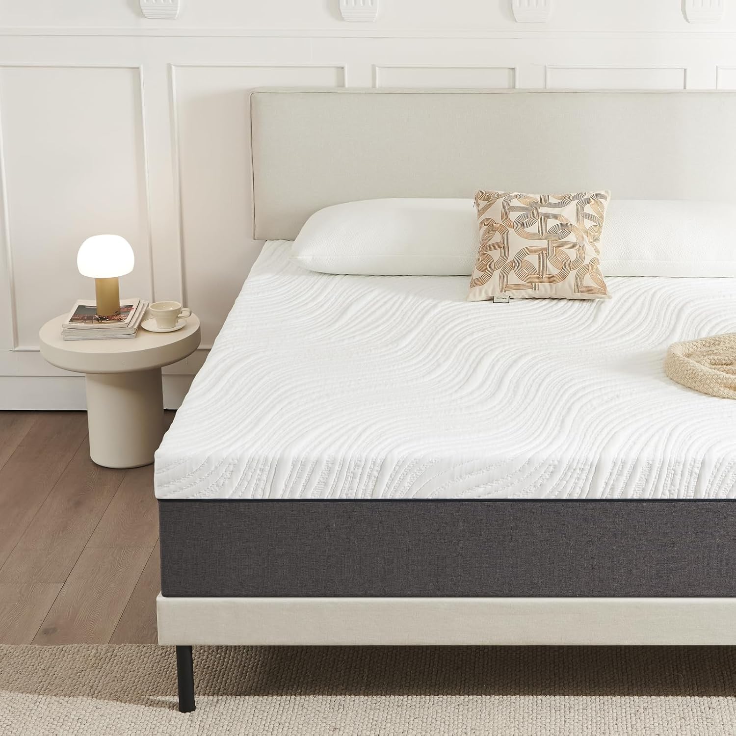 Matelas - mousse mémoire, 140x190x20cm, 7 zones, 2 faces, confort