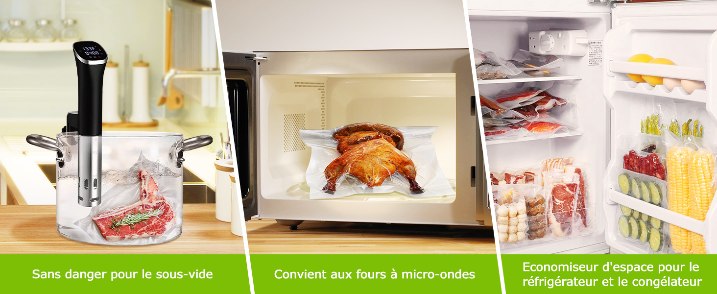 un four à micro-ondes avec un poulet à l'intérieur.