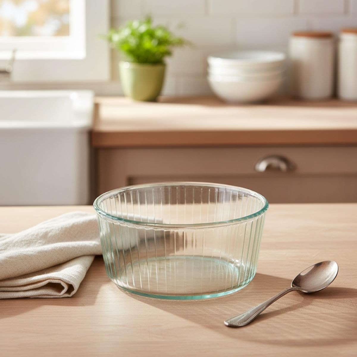 Pyrex - Bake & Enjoy - moule à soufflé 21 cm - verre résistant