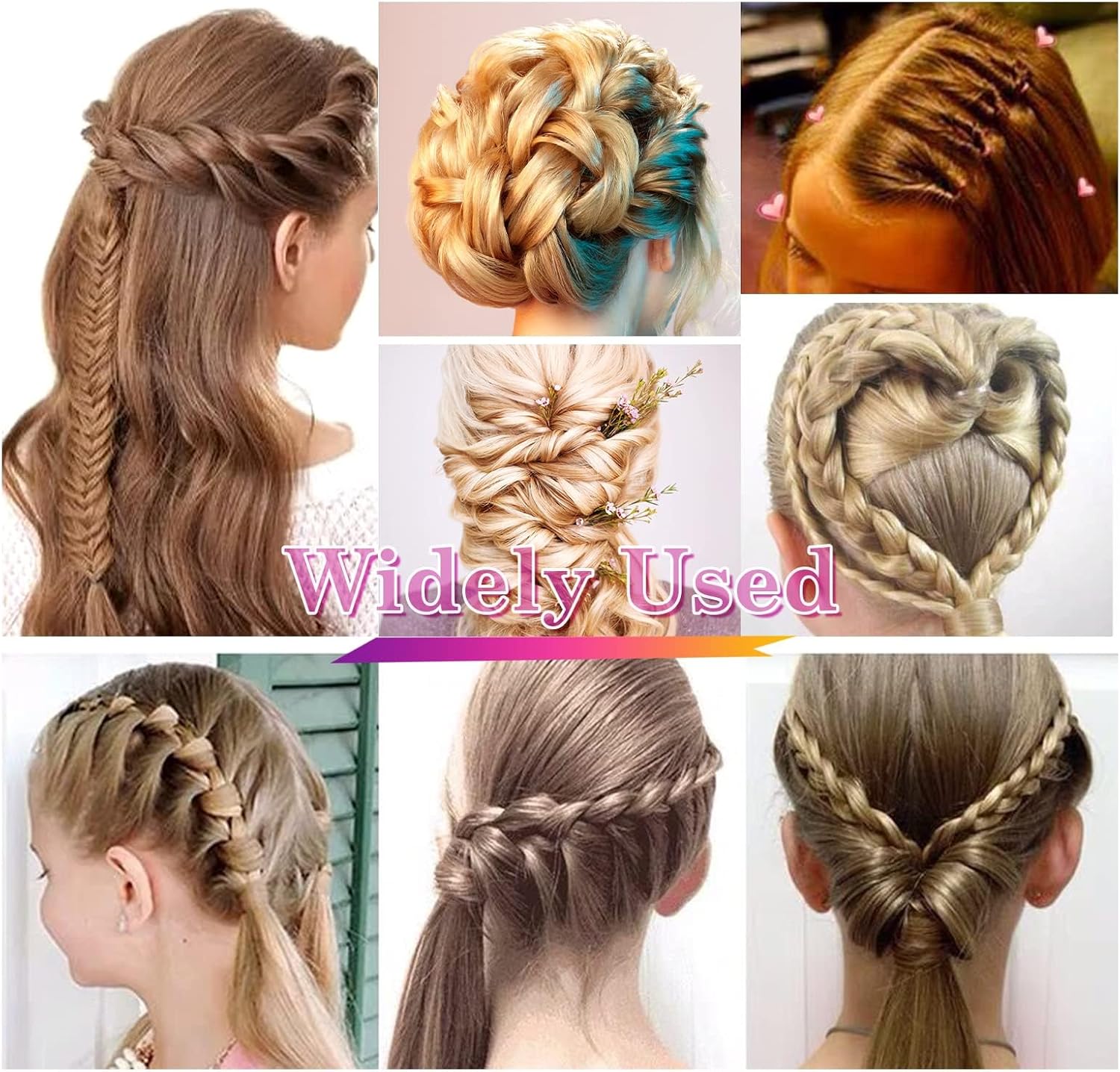 Outil de coiffure - tresse cheveux - 2pcs - simple, élégant, débutants