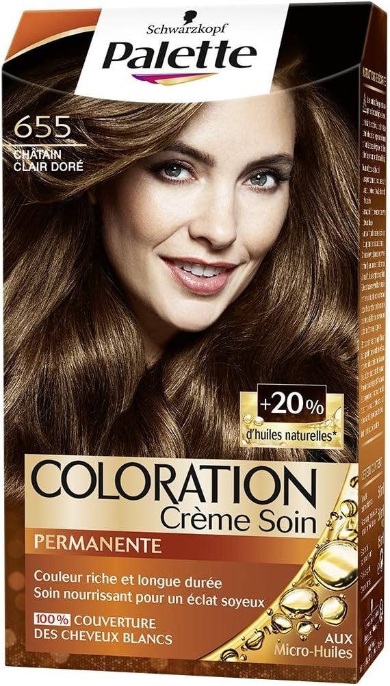 Schwarzkopf - Palette coloration permanente - soin couvrant, tenue 8 sem. - 655