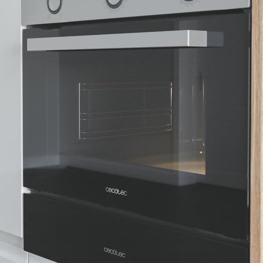 Cecotec - Four encastrable Bolero Hexa - 45 cm - 56L, 2600W, Inox, 4 fonctions, A, C134500