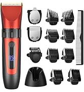 ELEHOT-Store Tondeuse à Cheveux 2000mAh Batterie, Tête en Titane et Lame en Céramique Tondeuse Ba...