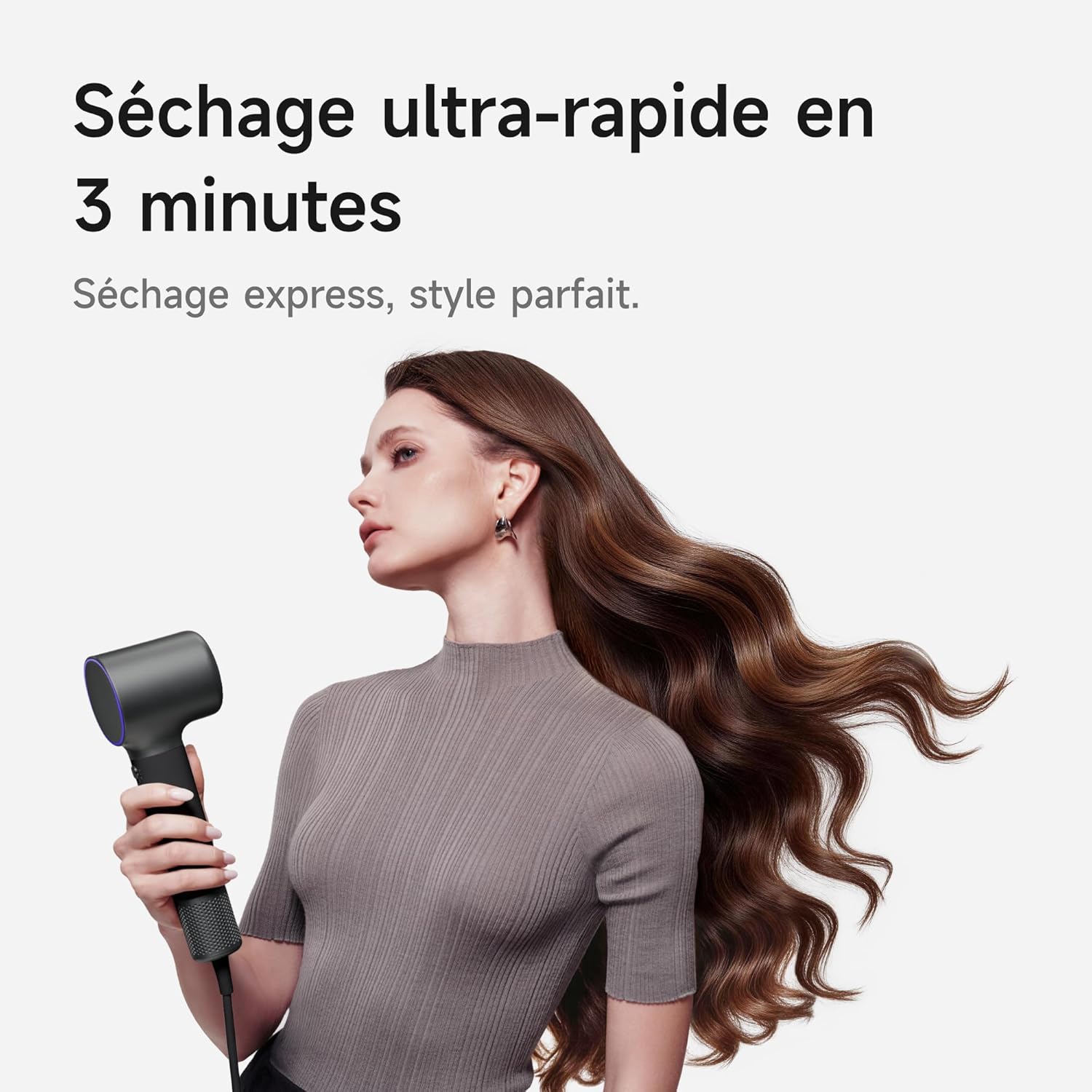 Laifen - Neo Special - sèche-cheveux, 200M ions, soin 58°C, buses magnétiques