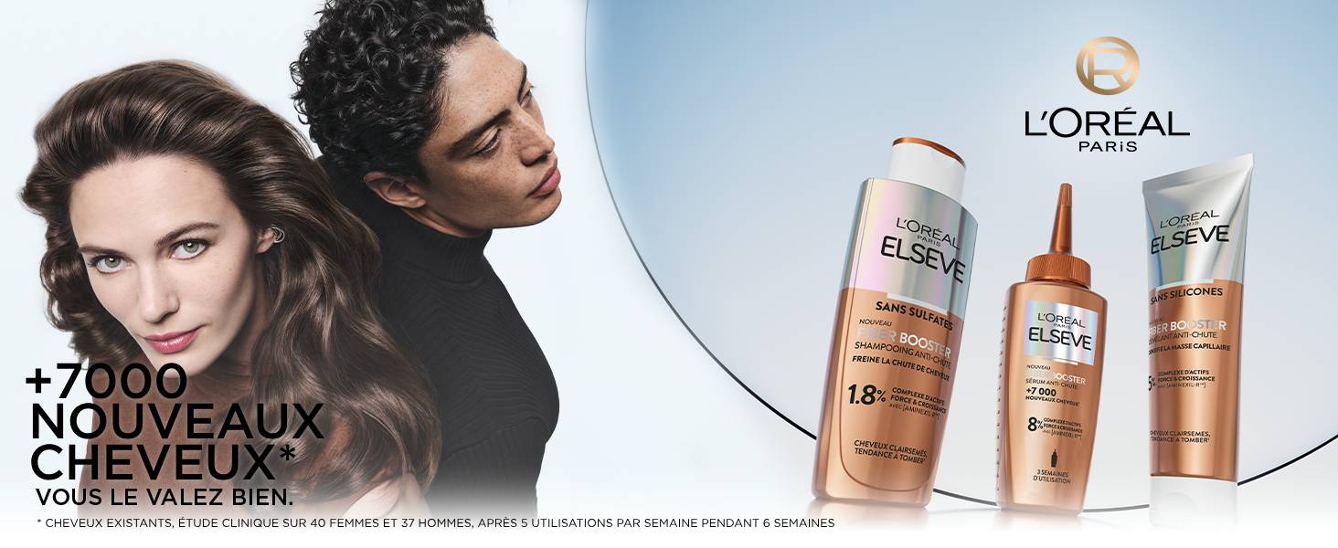 L'Oréal Paris Elseve Fiber Booster Shampooing Anti-Chute 200ml