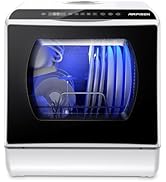 AIRMSEN Mini Lave-Vaisselle de Comptoir, 5+1 Programmes, Réservoir d'Eau de 5L, Contrôle Tactile ...