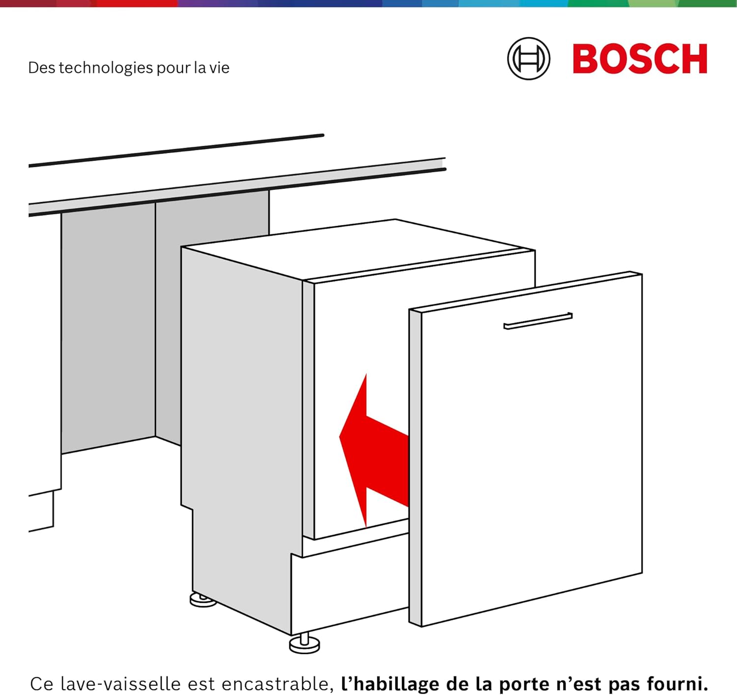 Bosch - lave-vaisselle Série 4, 45 cm, tout intégrable, SPV4EMX17E