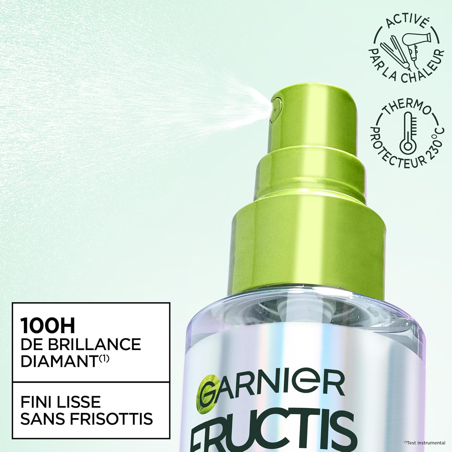 Garnier - Fructis Kératine Liss - routine 3 soins lissants, kératine végétale, huile d'argan, anti-frisottis