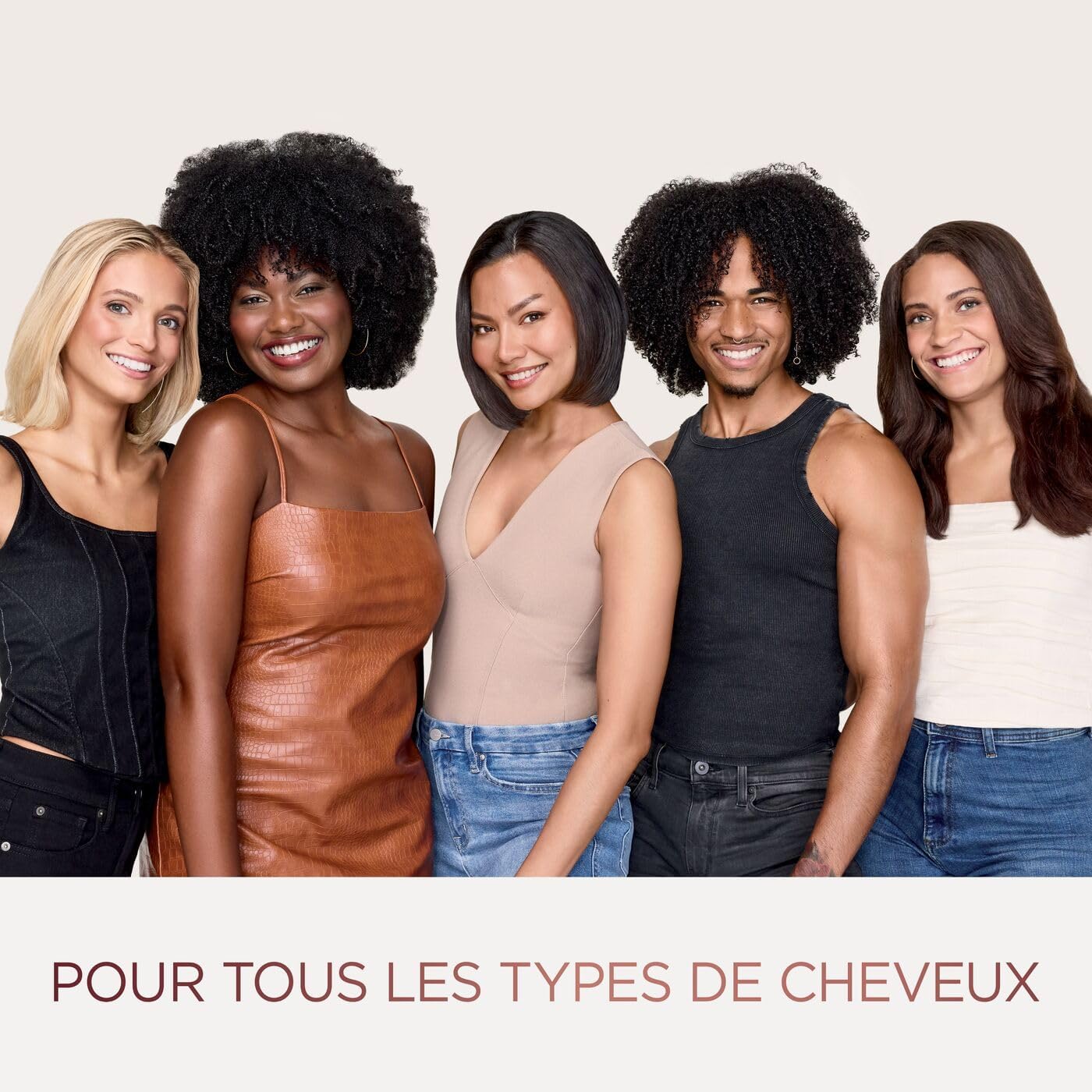 Shark - sèche-cheveux SpeedStyle Pro Flex, léger, ionique, poignée pliante, 4 embouts, moka argent, HD542EU