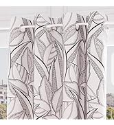 Soleil d'ocre Rideau à Oeillets Pur Coton 135x250 cm Togo