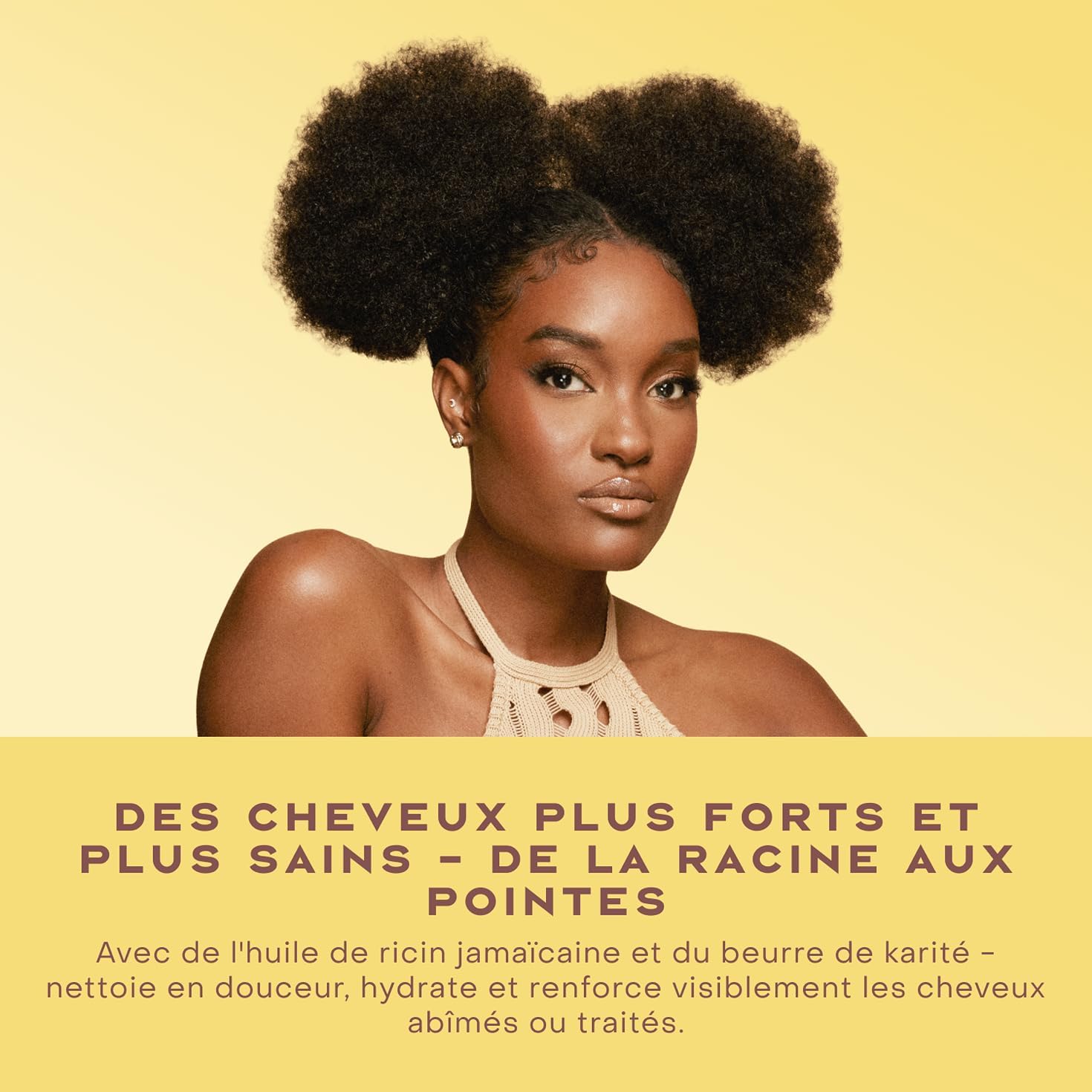 Shea Moisture - Huile de ricin noir - 431 ml - après-shampooing sans rinçage pour cheveux naturels