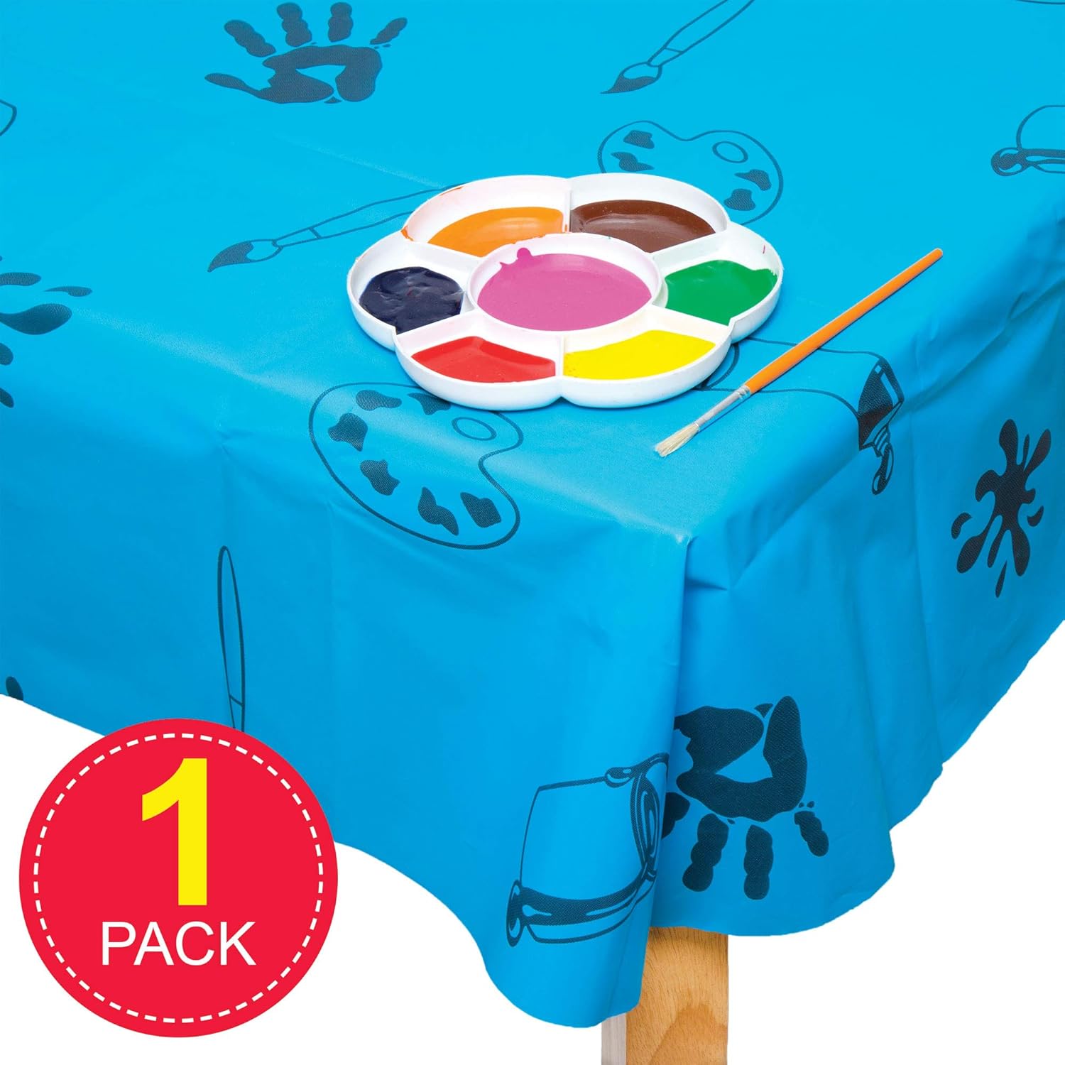 Baker Ross - nappe anti-éclaboussure - bleu - protection enfants - AC773