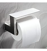 Dvocel Porte-rouleau de papier toilette sans perçage autocollant carré porte-papier toilette élégant