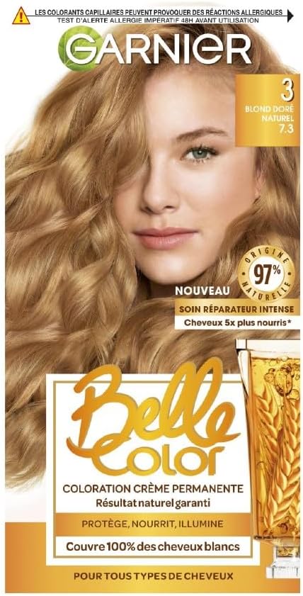 Garnier - Belle Color crème permanente 100ml - blond doré naturel