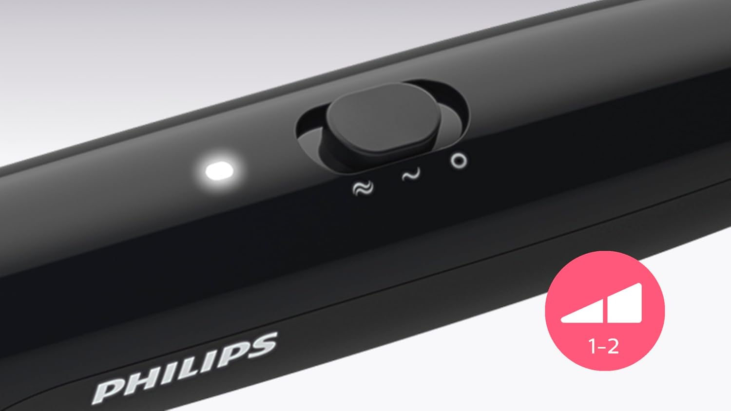 Philips - brosse lissante StyleCare Essential - large zone - céramique tourmaline, ThermoProtect - BHH880/00