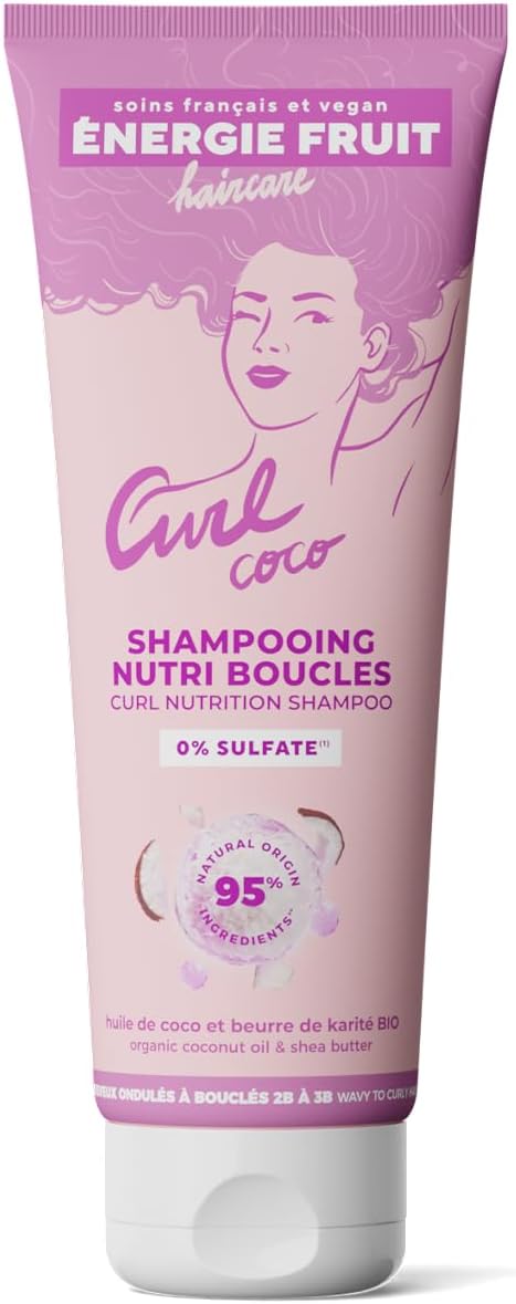Energie Fruit - shampoing sans sulfate 250ml - coco, karité bio, vegan
