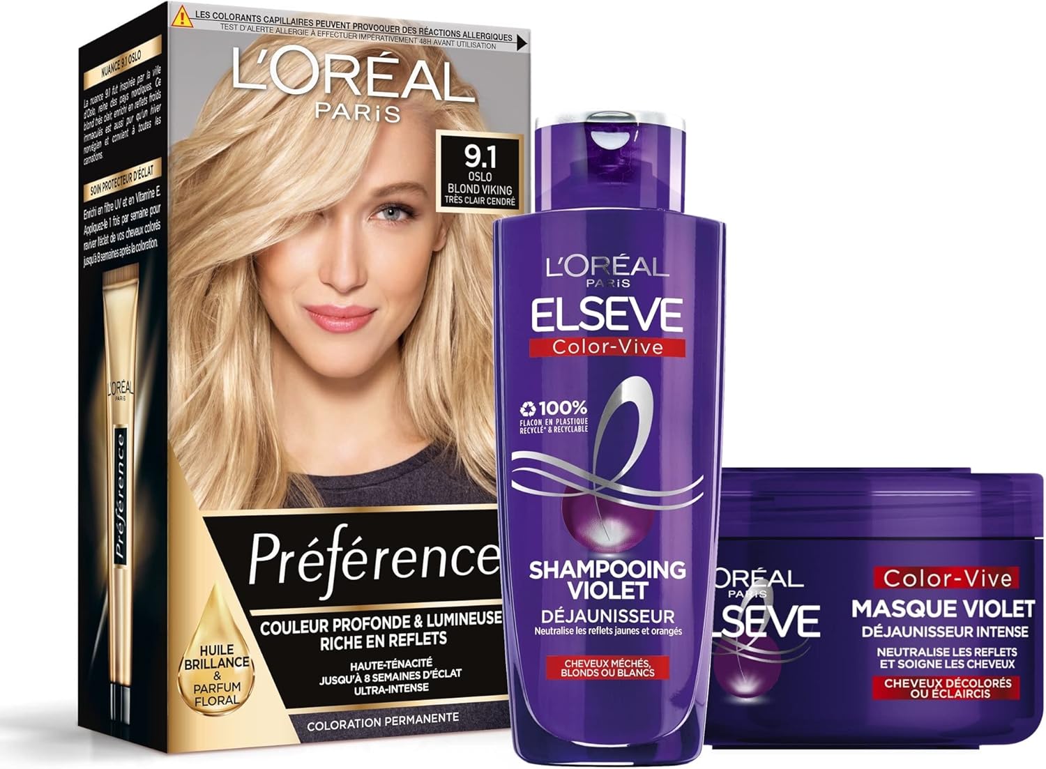 L'Oréal Paris - Préférence Blond Oslo 9,1 - coloration cheveux durable
