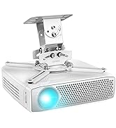 Duronic PB05XB Support universel pour projecteur 13,6 kg distance du plafond 154 mm montage pa...