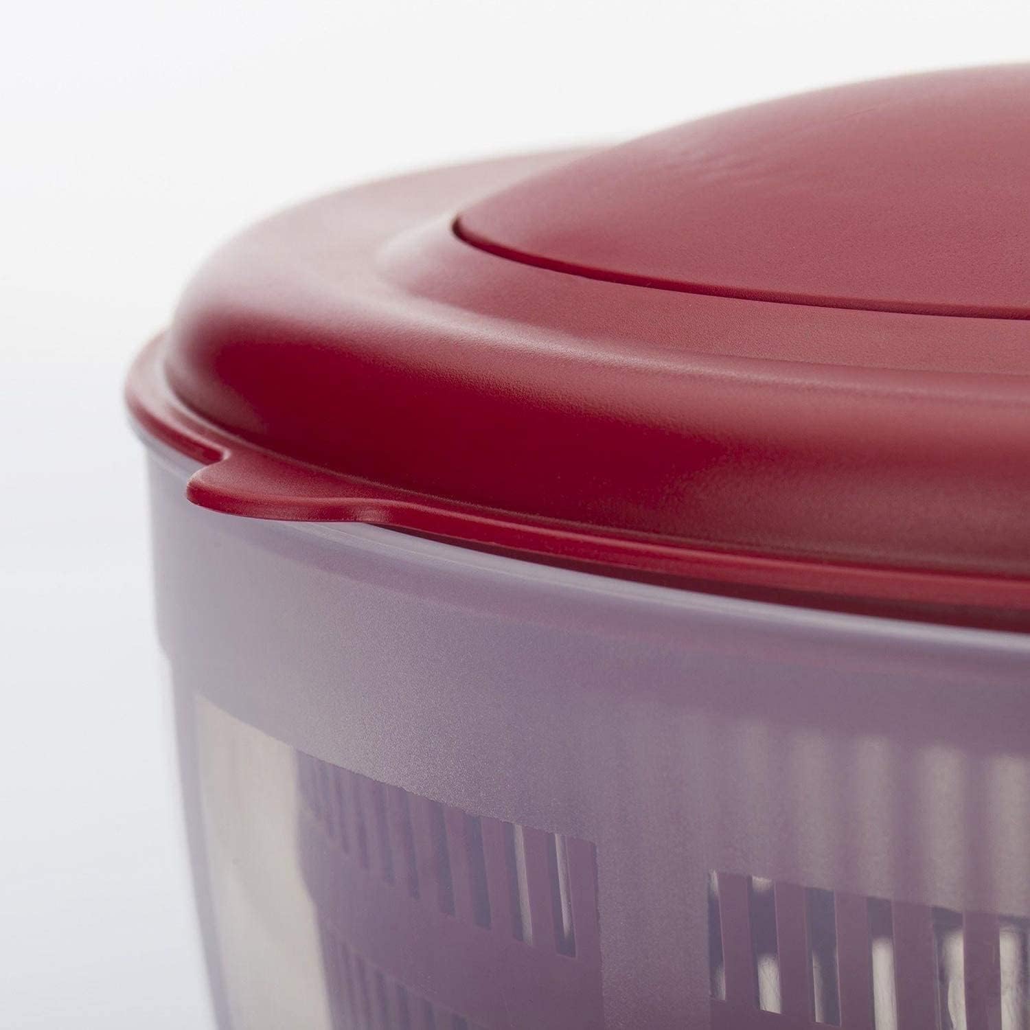 Westmark - Fortuna - 5 L, ø26 cm - plastique sans BPA, transparent/rouge - 243222ER