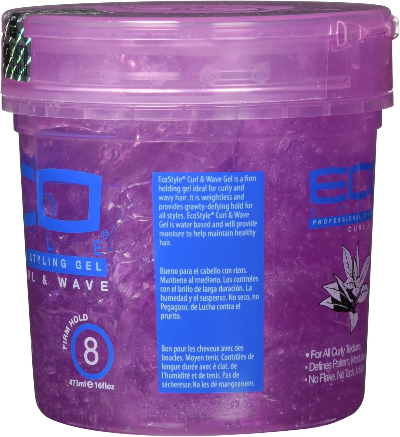 Eco Styler - Styling Gel Rose - 473ml - fixation forte, hydratant