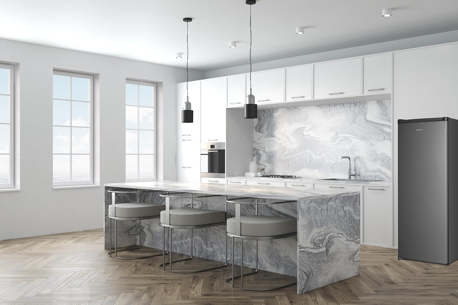 GEDTECH - réfrigérateur simple porte - 230L - classe E, GSP230SL