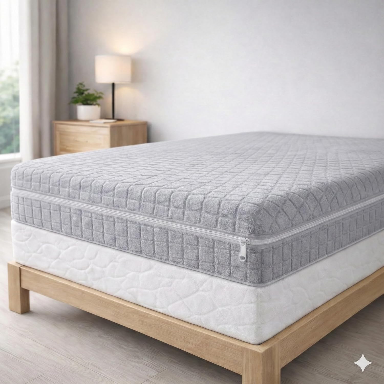 Degrees Home - Teide - 105 cm - housse matelas zippée anti-acariens lavable