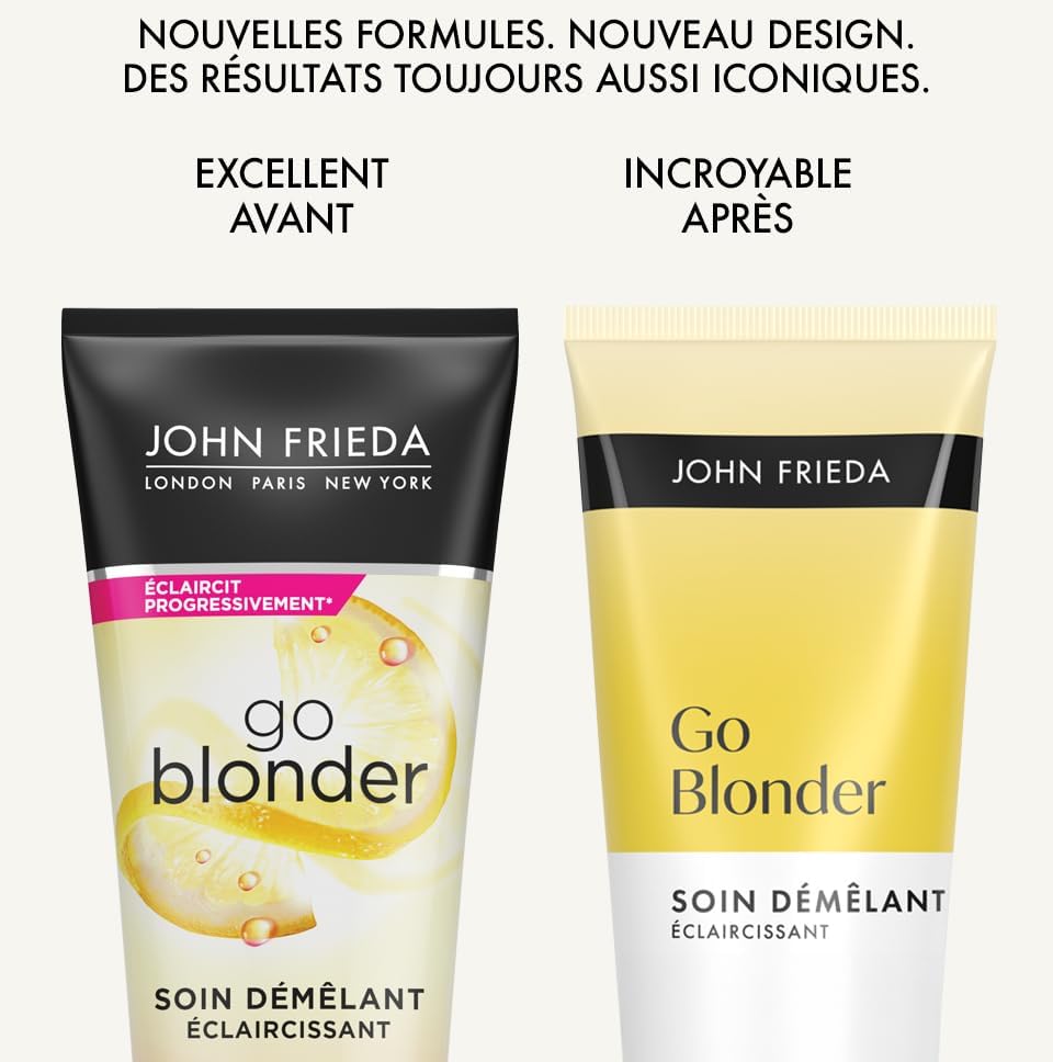 John Frieda - Go Blonder - 250ml - soin démêlant éclaircissant