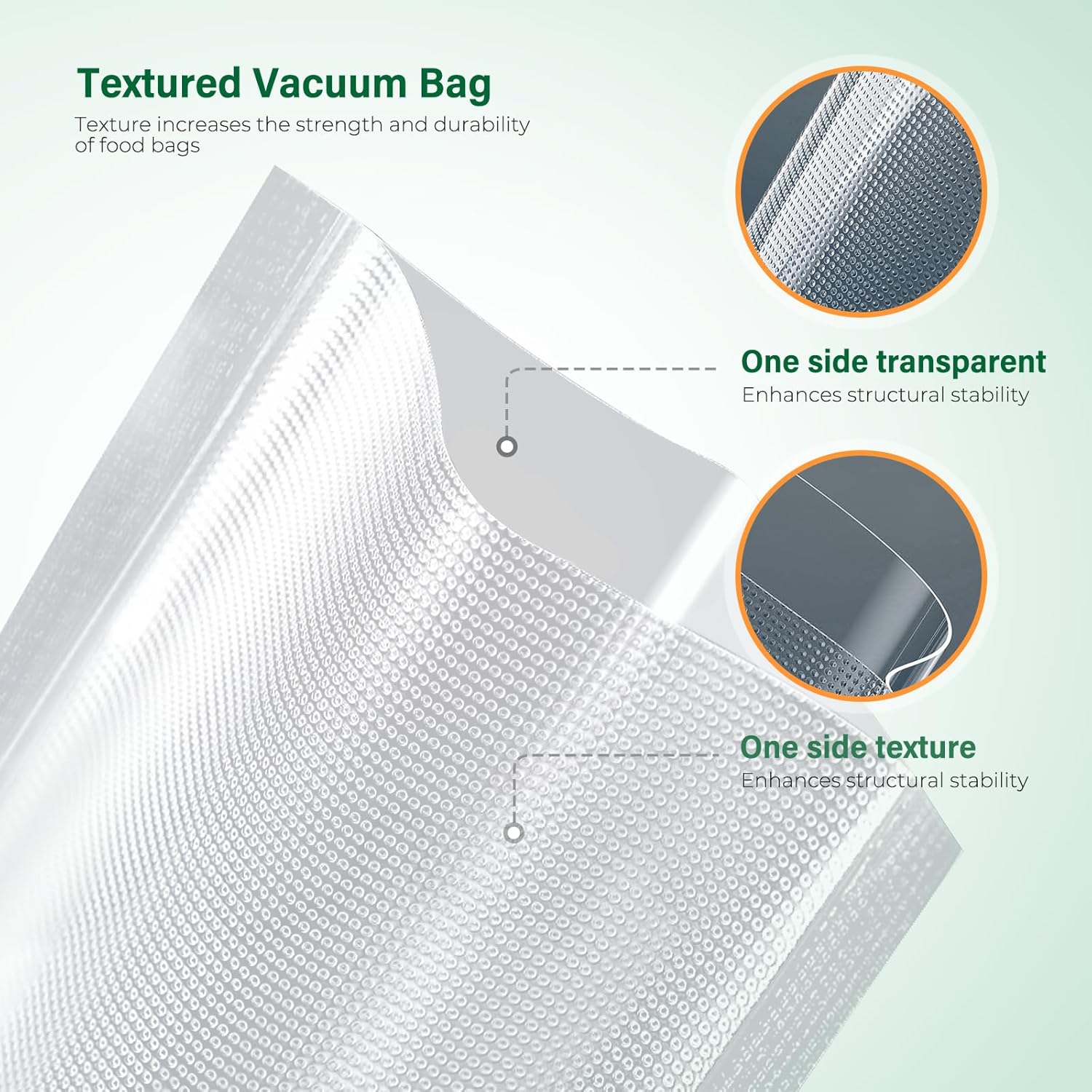 Oderra - Sacs Sous Vide Série 100 - 20x30 cm - Conservation et Congélation