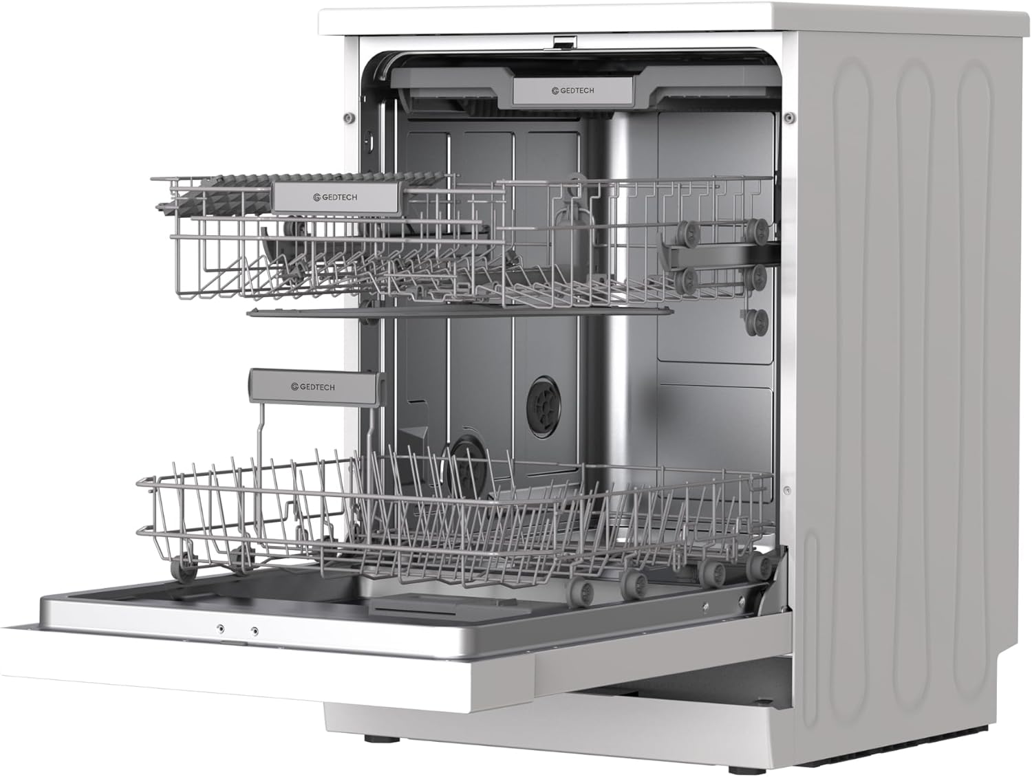 GEDTECH - lave-vaisselle 15 cv, 42 dB, départ différé, eco, blanc, GLV1542WH