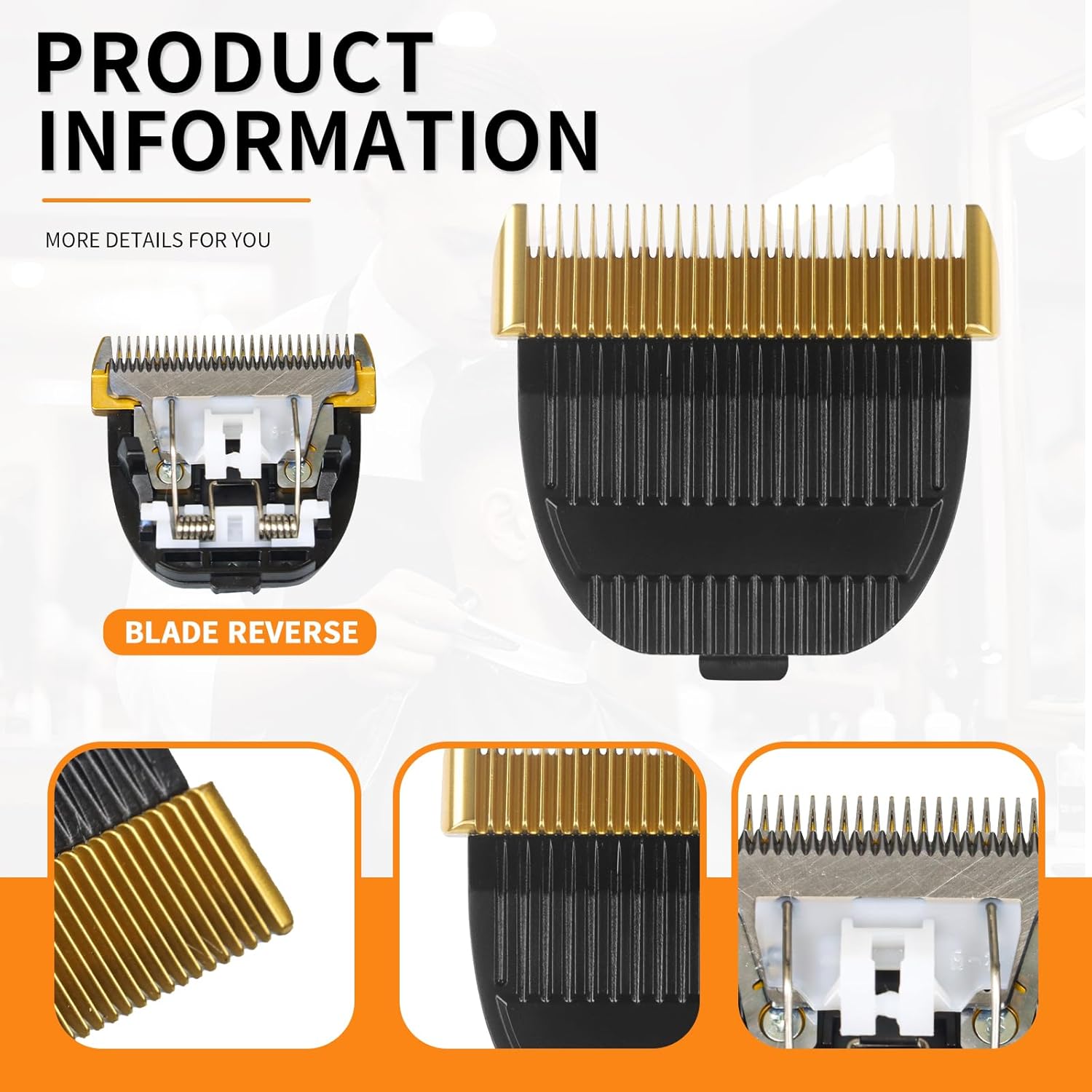 Couteau de Remplacement tondeuse cheveux – lot de 3 – largeur standard – compatible Panasonic, coupe précise, WER9902