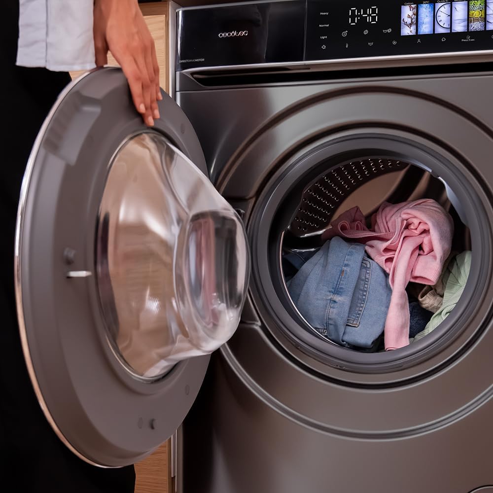 Cecotec - lave-linge série principale - dimensions compactes - programmes rapides et grande capacité