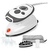 Duronic SI2 Mini Fer à Repasser - Fer de Voyage Vapeur 375W - Réservoir 50ml - Steamer por...