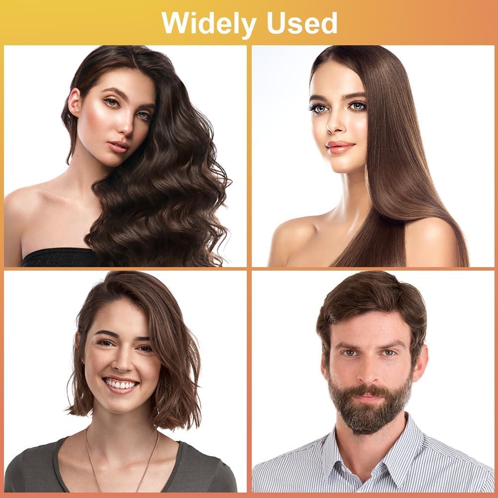 Flintronic - 2 en 1 Peigne chauffant céramique - 160-200°C - Chauffe rapide, barbe et perruque