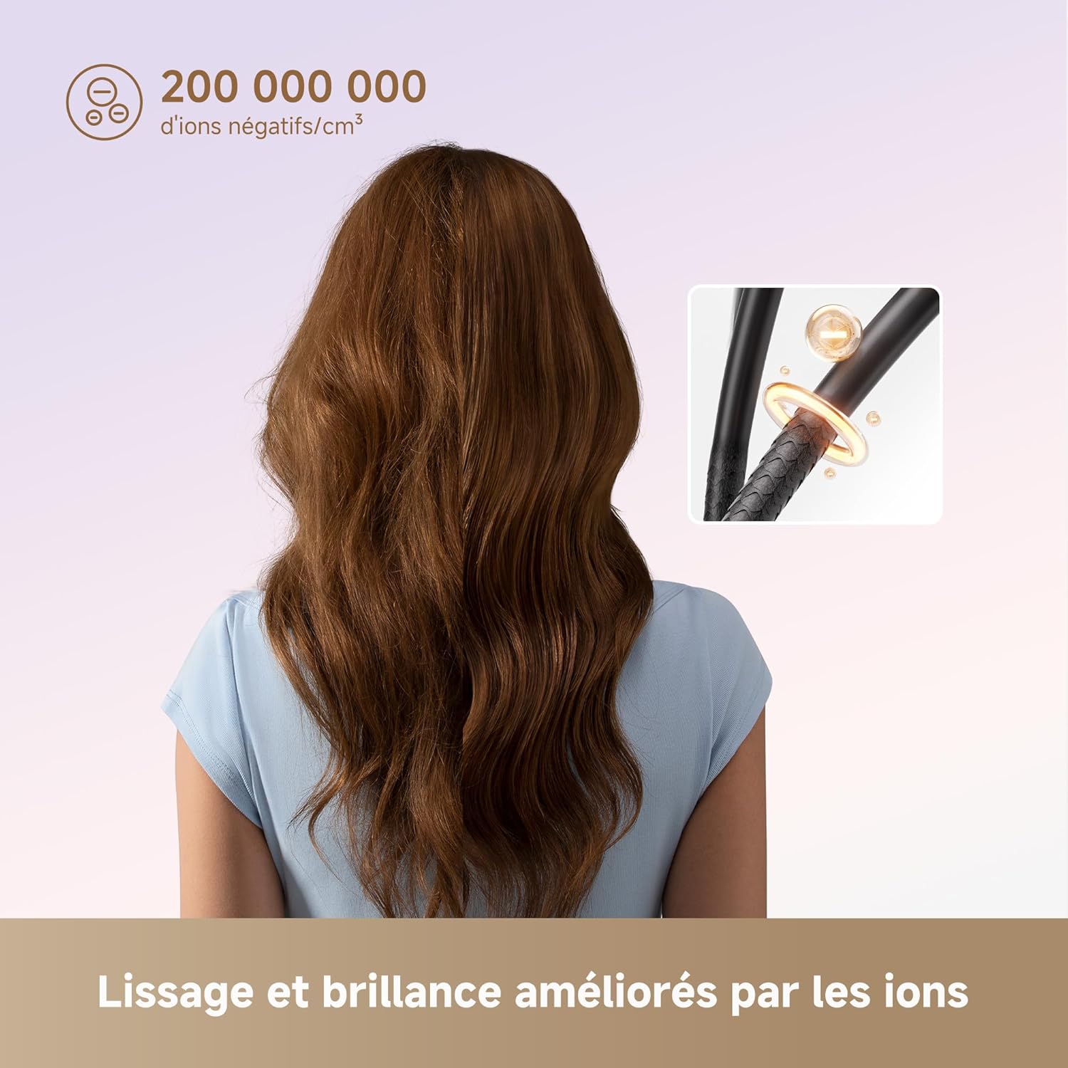 Dreame - Mini Sèche-Cheveux - 270g - Moteur 100000 tr/min, ions, 5 modes