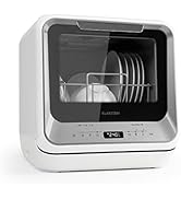 Klarstein Amazonia Mini Lave-vaisselle avec espace pour 2 places, 6 programmes, 5 L...