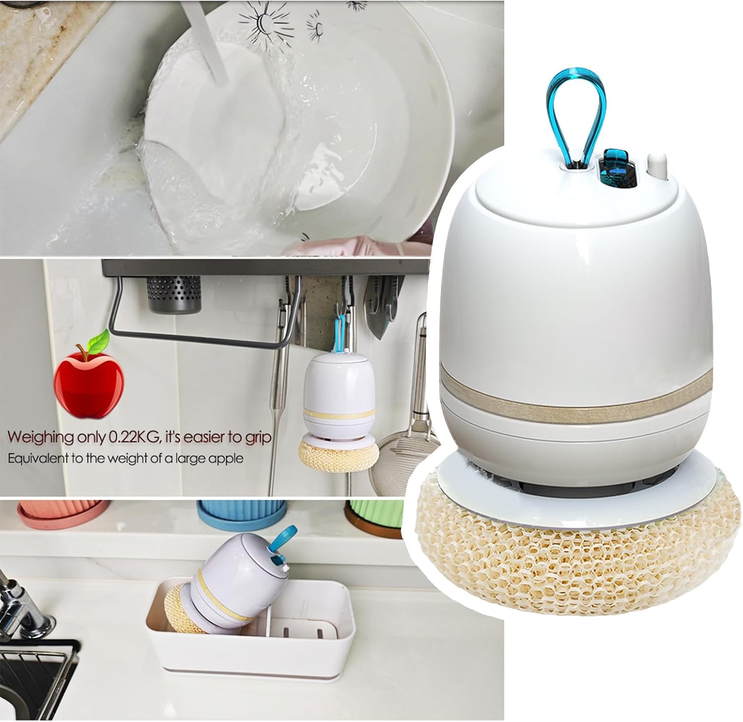 Appareil de cuisine portable rechargeable - compact - nettoyage efficace