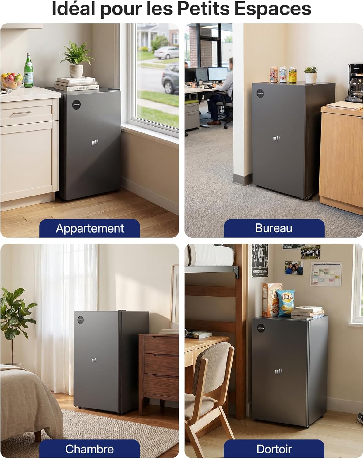 Upstreman - CR91 - 91L, compact, thermostat réglable, éclairage LED