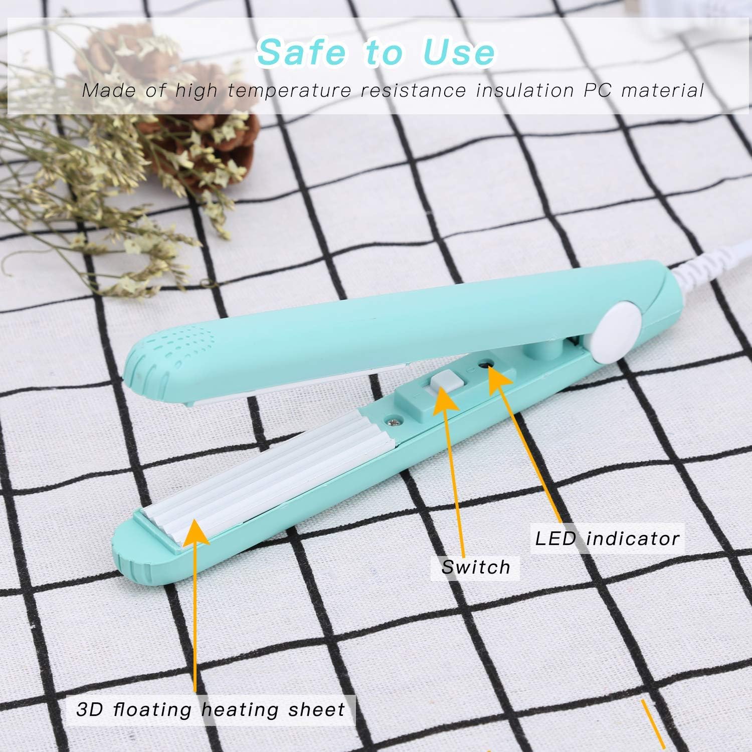 Scellant alimentaire portable - mini, étanche, feuille chauffante, vert