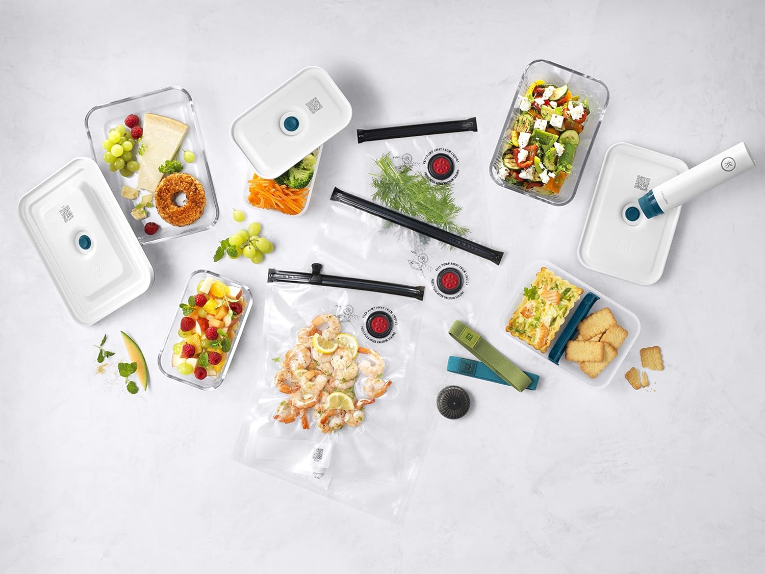 ZWILLING - Fresh & Save - verre, 16 pièces, kit de mise sous vide