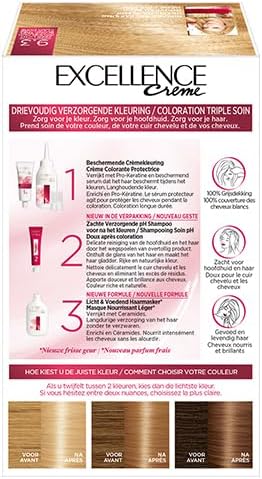 L'Oréal Paris - Excellence Crème - coloration cheveux 9.3 blond doré clair - lot de 2