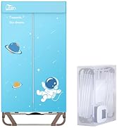 Uten Sechoir Linge Electrique, Séchoir Pliable pour Armoire avec Sac de Rangement, 1500 W Séchage...