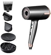 Remington ONE Sèche-cheveux ionique [puissant & rapide] Dry&Style (2000W, 120km/h flux d'air, 5...