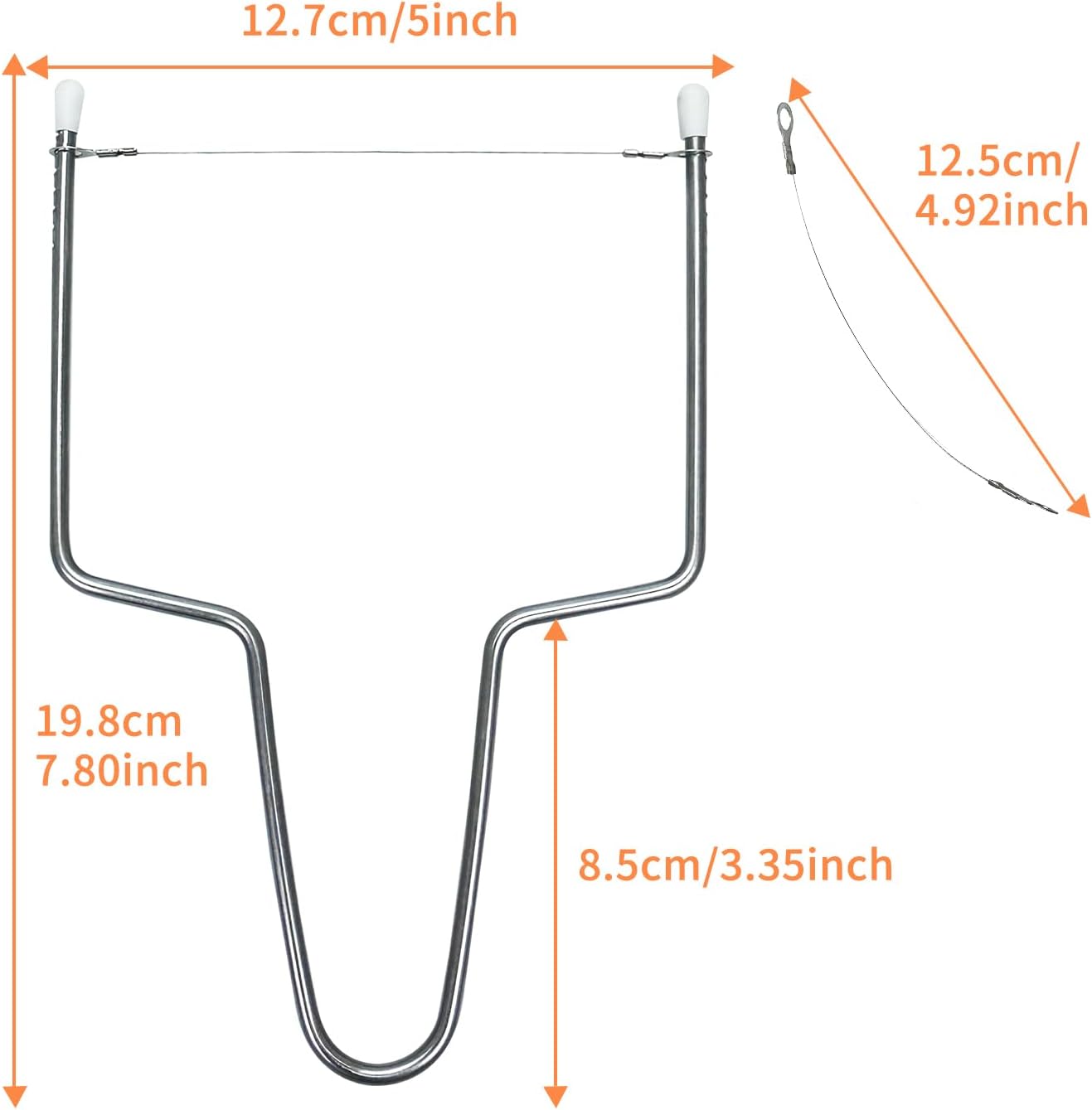 Coupe-fromages inoxydable - lot de 2 - découpe précise et durable