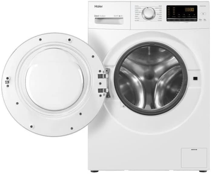 Haier - lave-linge série Direct Motion - 8 kg, 1200 trs/min, vapeur, classe A, anti-bactérien - HW80-B1239N-FR